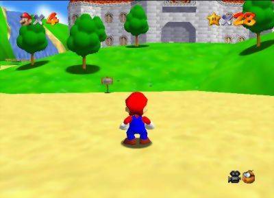 mario 64 screenshot