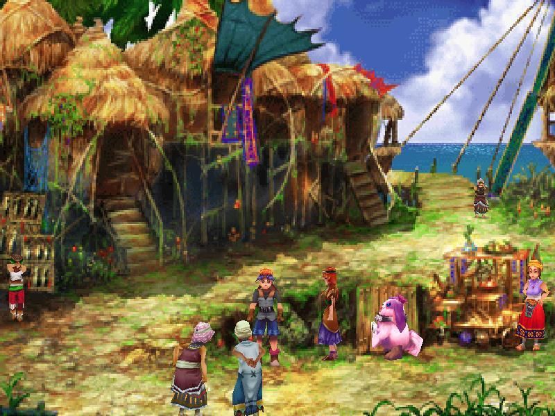 chrono cross gameplay screenshot