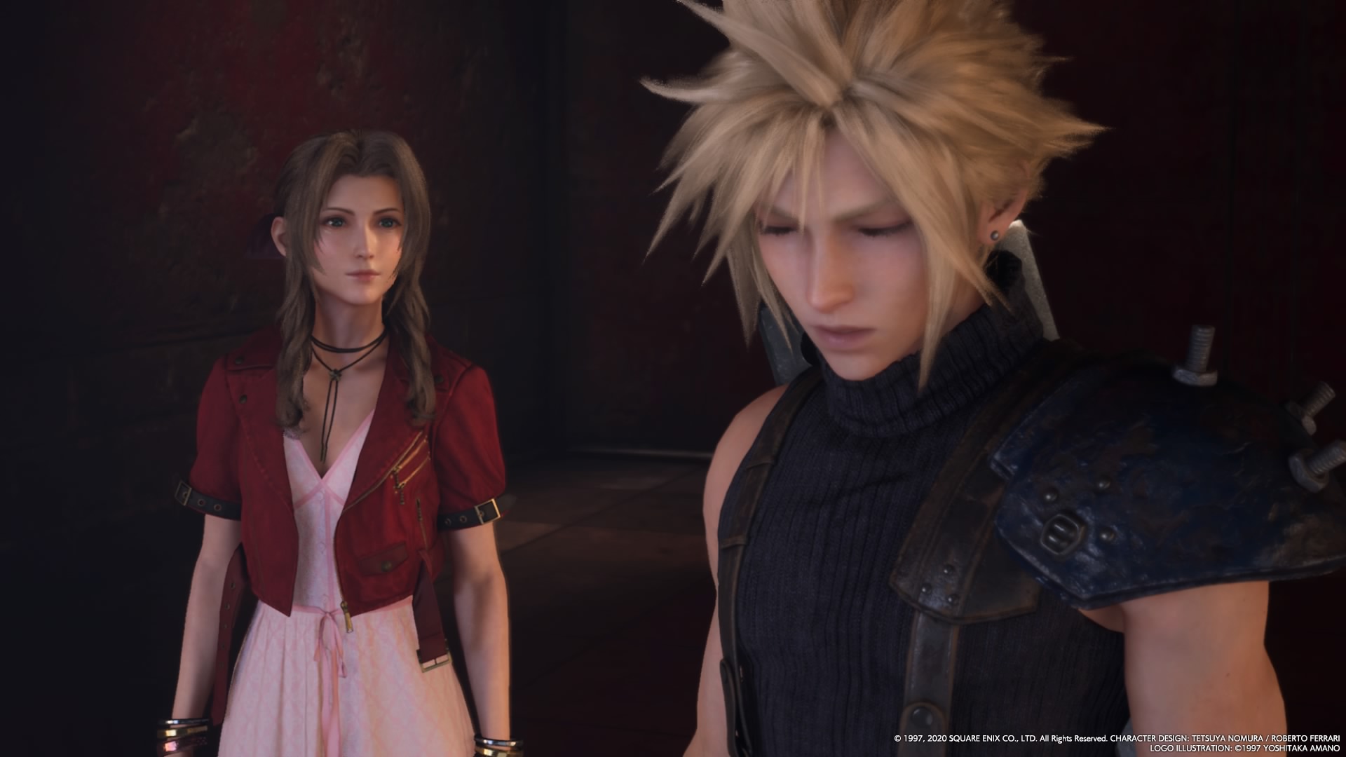 Final Fantasy VII Remake Cloud and Aerith 2