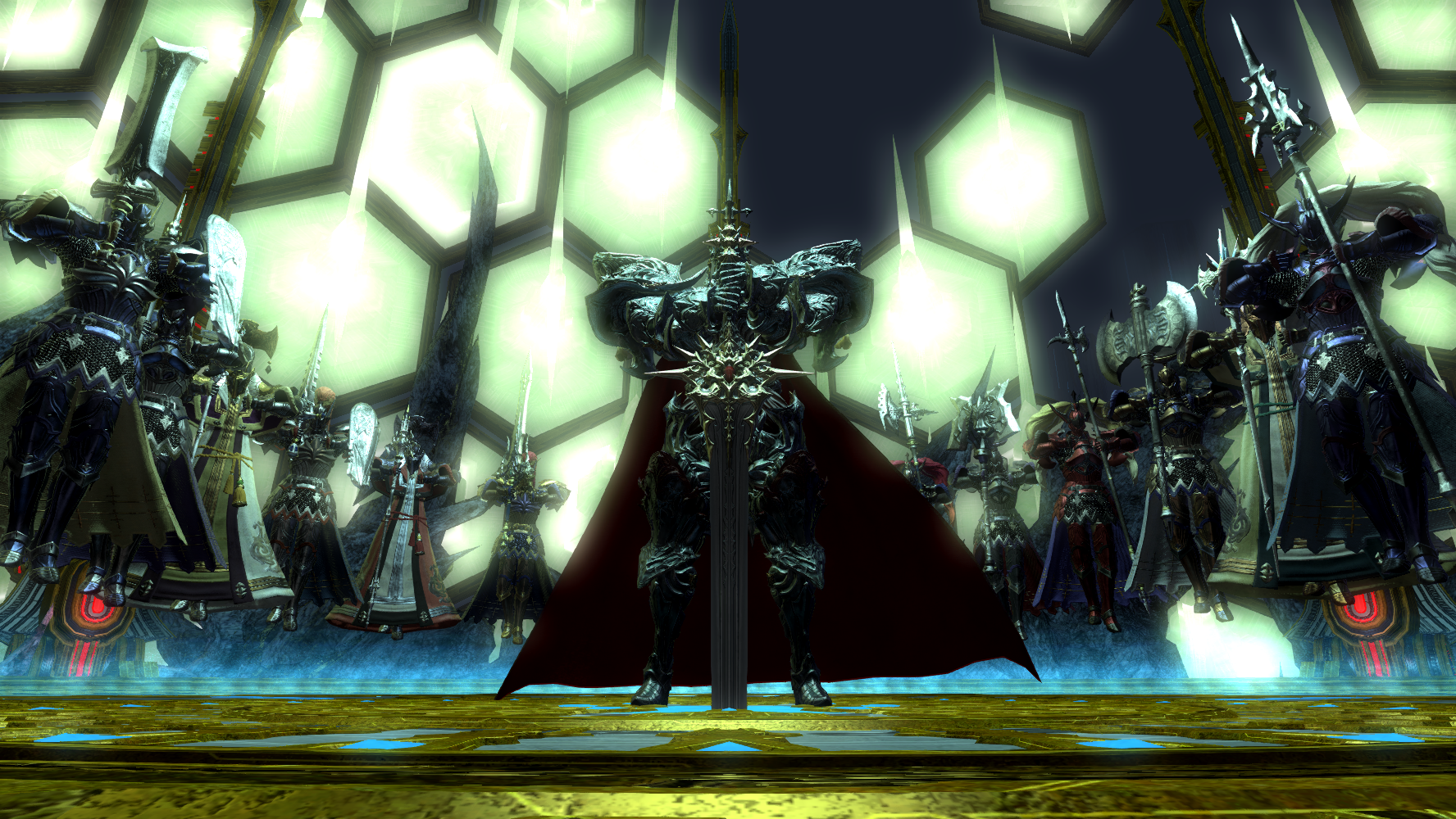 Knights of the Round Summon Ultimate End sequence Final Fantasy XIV