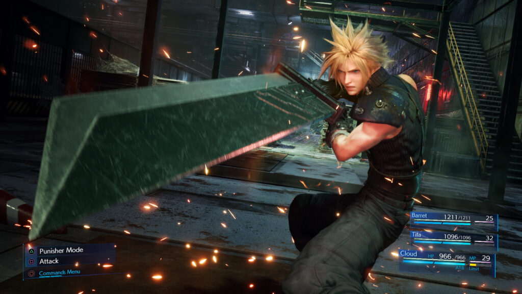 Cloud from Final Fantasy VII JRPG Heroes