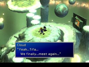 Tifa and Cloud work together to rebuild his memories.