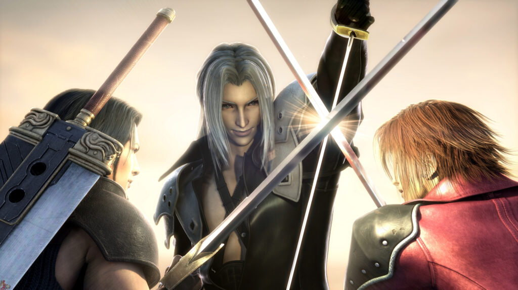 Sephiroth Angeal and Genesis Final Fantasy VII Crisis Core