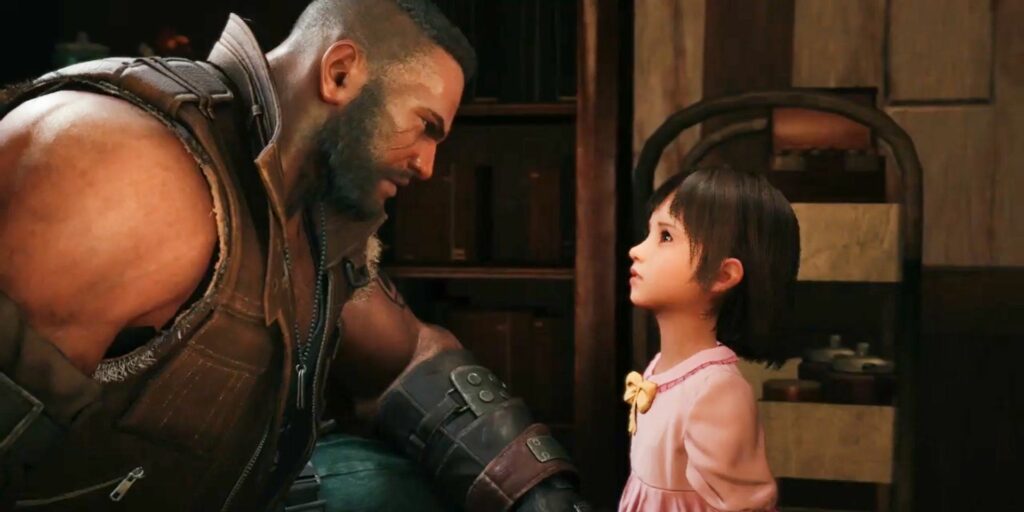 Barret and Marlene Final Fantasy VII