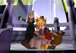 Cloud and Aerith