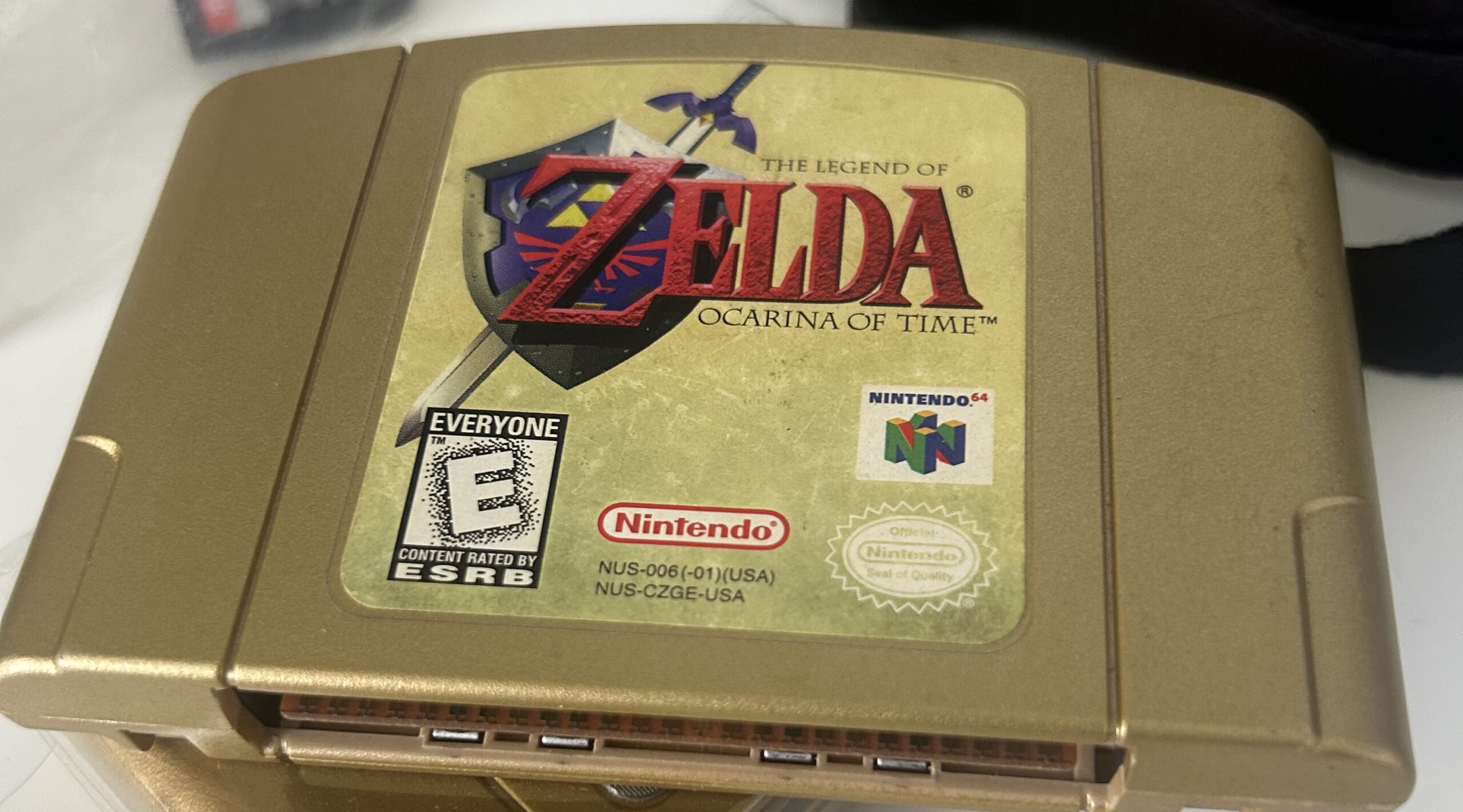 Ocarina of time Golden Cartridge