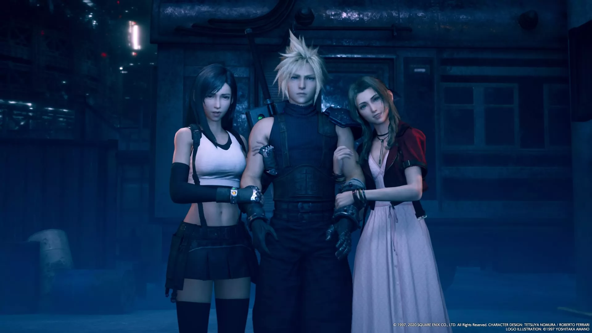 Aerith, Cloud, and Tifa