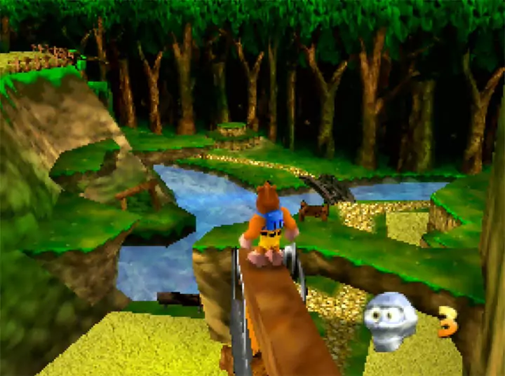 Banjo-Kazooie hills
