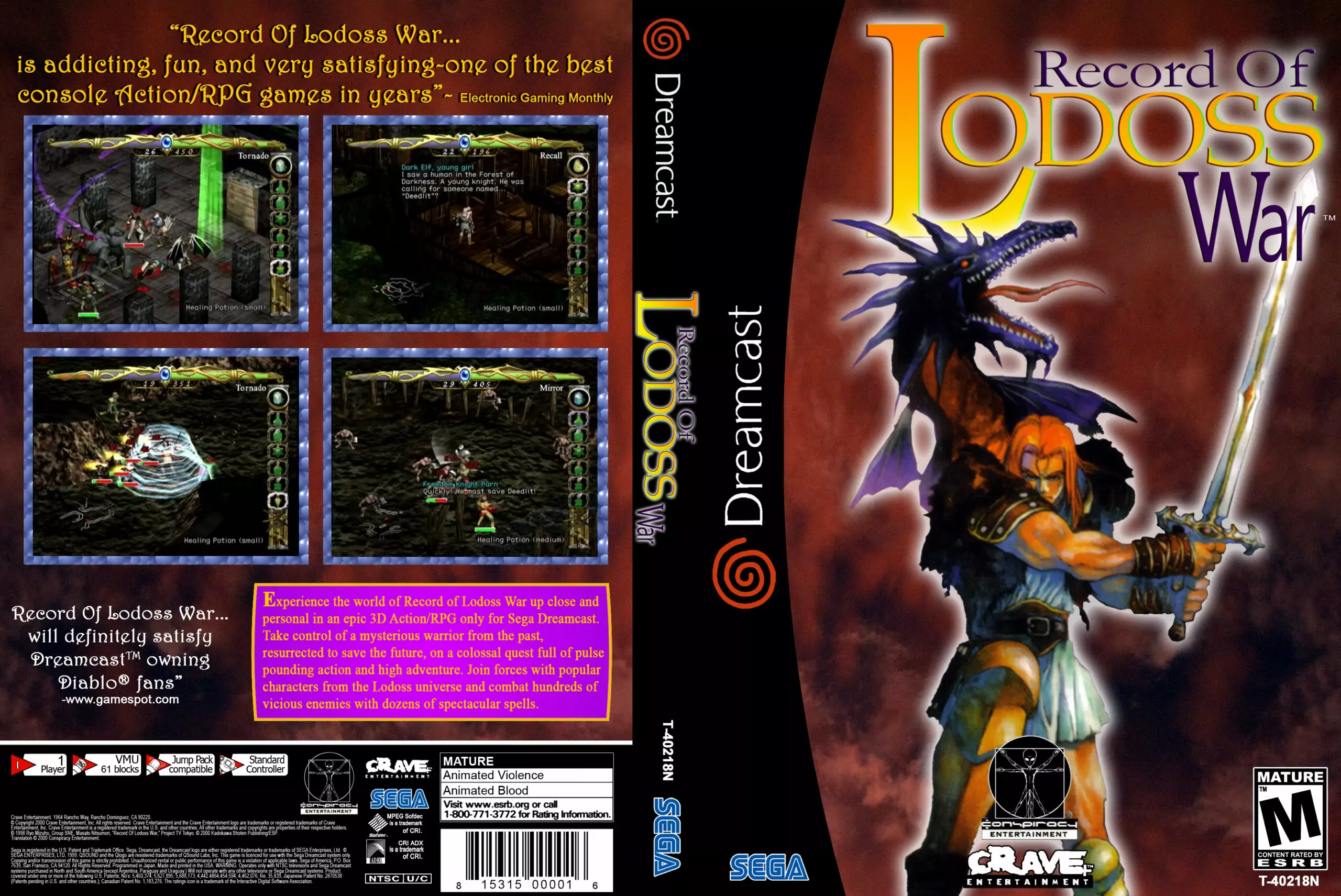 Record of Lodoss War cover