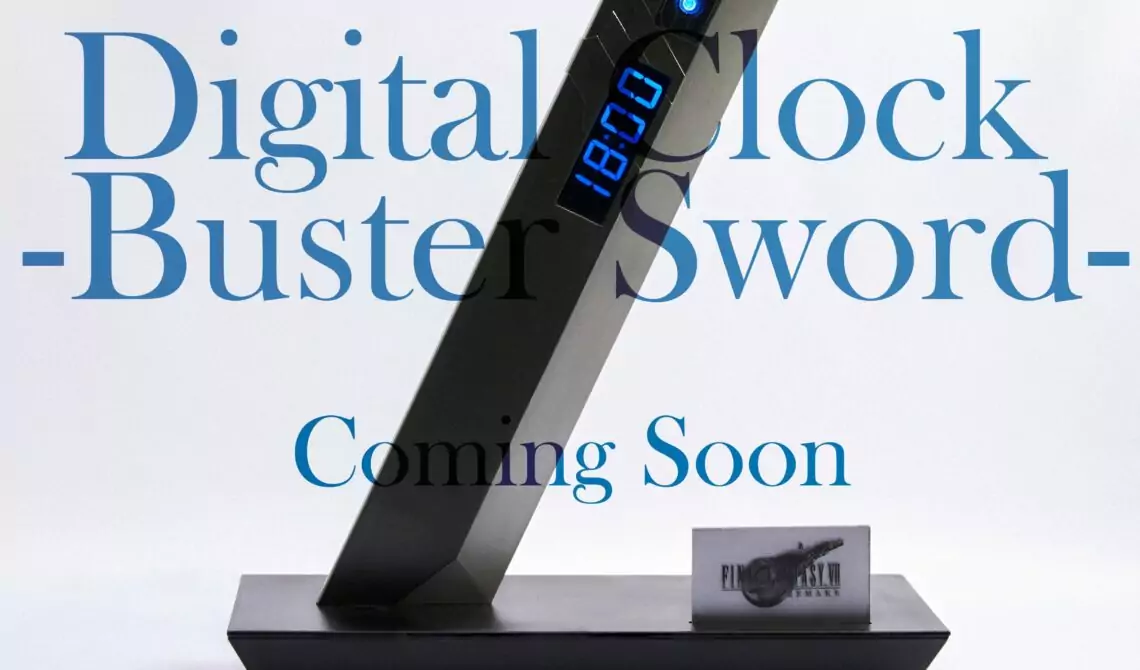 Final Fantasy VII Buster Sword Clock
